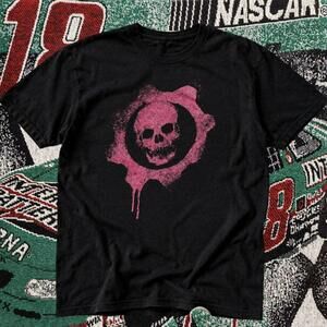 Skull Gear Graphic Tee Black Unisex